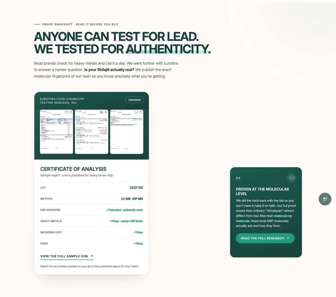 Biyode - Tested for authenticity