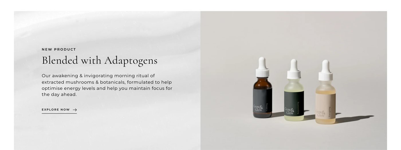 Grow & Glow - Blended with adaptogens