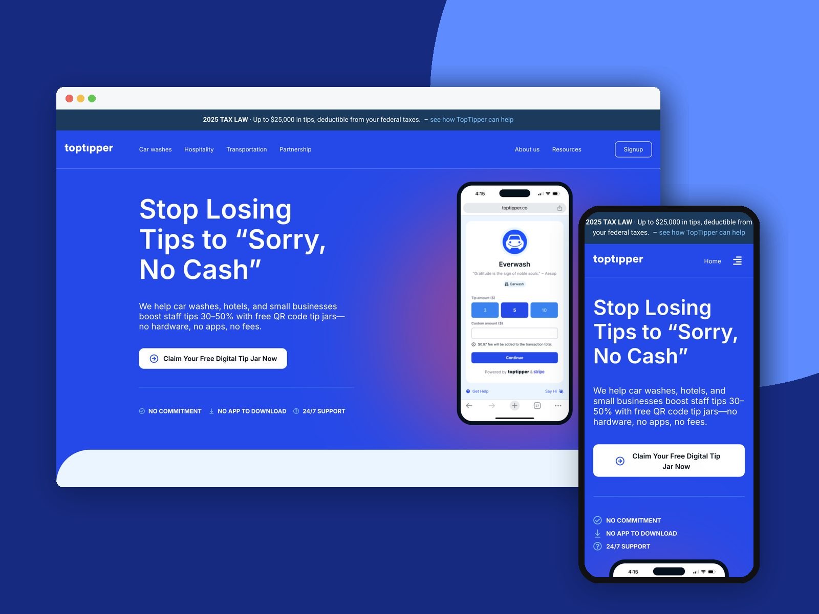 TopTipper - project overview